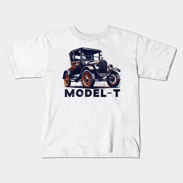 Ford Model T Kids T-Shirt by Vehicles-Art